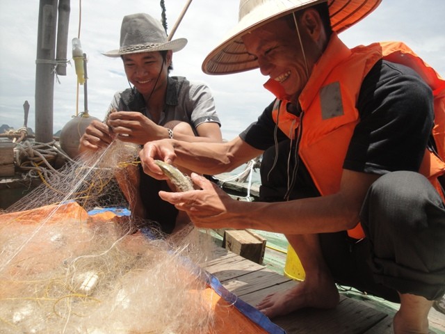 Being a fisherman for a day in Ha Long - ảnh 4